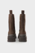 Stivaletto Copenhagen in Pelle Marrone Art CPH685  H 6,5 cm Nabuc Chocolate - immagine 4
