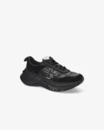 Sneakers Premiata Donna in Pelle e Camoscio Nera art. Hill 7905 - immagine 2