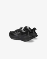 Sneakers Premiata Donna in Pelle e Camoscio Nera art. Hill 7905 - immagine 3