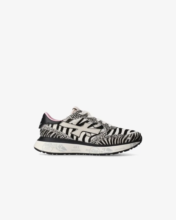 Sneakers Premiata Donna in Cavallino Zebrato art. Lauryn 7780, foto 1 di 5