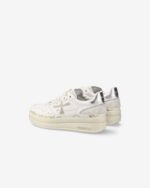 Sneakers Premiata Donna in Pelle Avorio e Dettagli Cavallino art. Micol 7750 - immagine 3