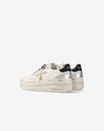 Sneakers Premiata Donna in Pelle Avorio e Dettagli Maculati art. Micol 7751 - immagine 5