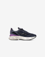 Sneakers Premiata Donna in Nylon e Camoscio Blu art. Moerund 7794