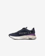 Sneakers Premiata Donna in Nylon e Camoscio Blu art. Moerund 7794 - immagine 3