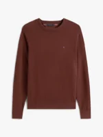 Maglione Girocollo Uomo Cotton Cashmere Tommy Hilfiger Marrone art. MW0MW28046 GS0