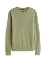 Maglione Girocollo Uomo Cotton Cashmere Tommy Hilfiger Verde Chiaro art. MW0MW28046 L9A