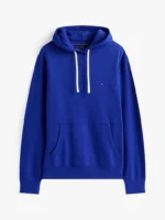 Felpa Con Cappuccio Uomo In Pile Tommy Hilfiger Blu Elettrico art. MW0MW39997 D03
