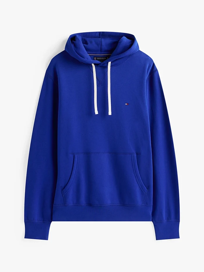 Felpa Con Cappuccio Uomo In Pile Tommy Hilfiger Blu Elettrico art. MW0MW39997 D03, foto 1 di 5