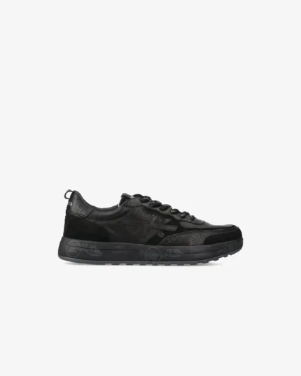 Sneakers Premiata Uomo In Pelle Nera art. Nous 7732