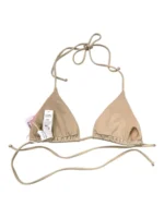 Triangolo Oro Strass Mc2 Saint Barth art. Annabelle Shiny Strass Gold - immagine 2