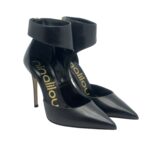 Tronchetto Dècolletè Ninalilou in Pelle Nero Tacco 11 cm art. 352511A1
