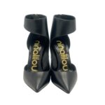 Tronchetto Dècolletè Ninalilou in Pelle Nero Tacco 11 cm art. 352511A1 - immagine 3