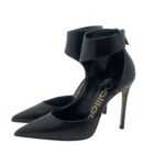 Tronchetto Dècolletè Ninalilou in Pelle Nero Tacco 11 cm art. 352511A1 - immagine 5