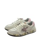 Sneakers Premiata Kids In Pelle Bianca E dettagli Rosa art. Marc Bianco/Rosa - immagine 4