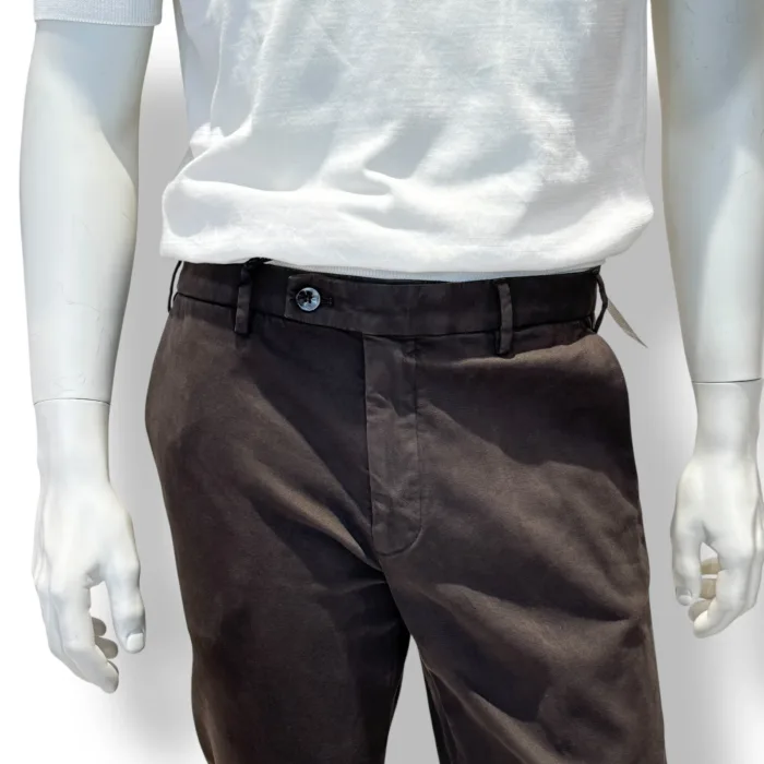 Pantalone Tasca a Filo Michael Coal Brad In Caldo Cotone Testa Di Moro One More Size art. MCBRAMM2505F26L, foto 2 di 3