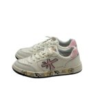 Sneakers Premiata Kids In Pelle Bianca E dettagli Rosa art. Marc Bianco/Rosa - immagine 3