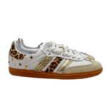Sneakers Adidas Samba Donna in Pelle Bianca e Dettagli Maculati art. Adidas Samba Golden
