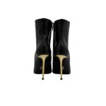 Tronchetto Sergio Levantesi in Nappa Nera Tacco Stiletto 11 cm art. LUNA56 - immagine 5