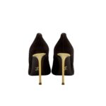 Décolleté Sergio Levantesi in Camoscio Marrone Tacco Stiletto 11 cm art. LEY56 - immagine 5