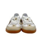 Sneakers Adidas Samba Donna in Pelle Bianca e Dettagli Maculati art. Adidas Samba Golden - immagine 5