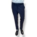 Pantalone Tasca a Filo Michael Coal Brad In Lana Tecnica Blu One More Size art. MCBRAMM3089F25L