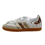 Sneakers Adidas Samba Donna in Pelle Bianca e Dettagli Maculati art. Adidas Samba Golden - immagine 3