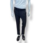 Pantalone Tasca a Filo Michael Coal Brad In Lana Tecnica Nero One More Size art. MCBRAMM3089F25L