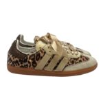 Sneakers Adidas Samba Donna in Pelle Beige e Cavallino Maculato art. Adidas Samba Linx