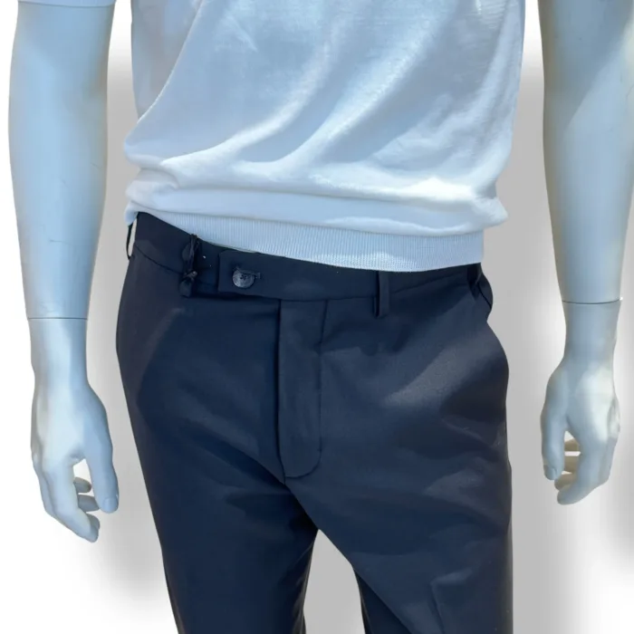 Pantalone Tasca a Filo Michael Coal Brad In Lana Tecnica Nero One More Size art. MCBRAMM3089F25L, foto 2 di 2