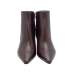 Tronchetto Anna f in Nappa Bordeaux con Fondo Cuoio Antiscivolo Tacco 8 cm art. 9517 - immagine 5