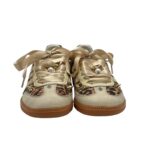 Sneakers Adidas Samba Donna in Pelle Beige e Cavallino Maculato art. Adidas Samba Linx - immagine 3