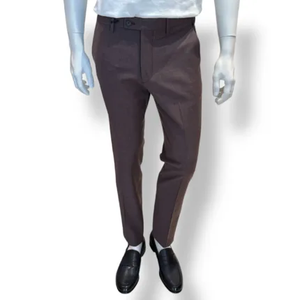 Pantalone Tasca a Filo Michael Coal Brad In Lana Tecnica Moro One More Size art. MCBRAMM3089F25L