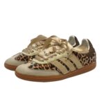 Sneakers Adidas Samba Donna in Pelle Beige e Cavallino Maculato art. Adidas Samba Linx - immagine 2