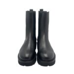 Stivaletto Beatles Donna Anna F in Pelle Nera Martellata con Elastici Laterali art. 9715 - immagine 3