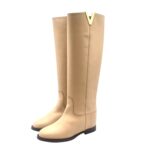 Stivali Via Roma 15 con Zeppa Interna H 5 cm Malibù in Pelle Sand V Dorata art. 2568 - immagine 3