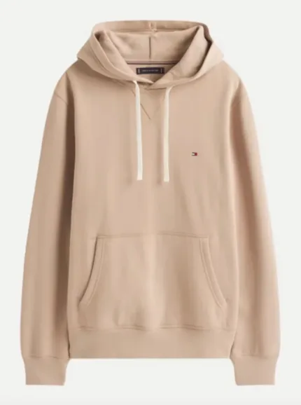 Felpa Con Cappuccio Uomo In Pile Tommy Hilfiger Beige art. MW0MW39997 AFE