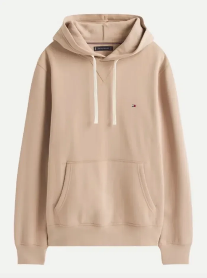 Felpa Con Cappuccio Uomo In Pile Tommy Hilfiger Beige art. MW0MW39997 AFE, foto 1 di 3