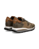 Sneakers Uomo Philippe Model Tropez Haute In Camoscio Tortora dettagli Cuoio cod. TKLU DF01 - immagine 4