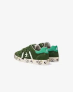 Sneakers Premiata Kids In Camoscio Verde e Chiusura Strappi art. Andy V - immagine 3