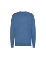 Maglione Girocollo Uomo In Cotone e Cashmere Tommy Hilfiger Celeste art. MW0MW28046 C2B - immagine 2