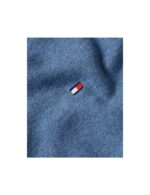Maglione Girocollo Uomo In Cotone e Cashmere Tommy Hilfiger Celeste art. MW0MW28046 C2B - immagine 5