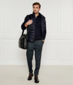 Maglione Con Treccie e Mezza Zip Uomo In Cotone Tommy Hilfiger Blu art. MW0MW36532 DW5 - immagine 2