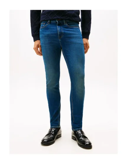 Jeans Slim Uomo Tommy Hilfiger Bleecker Lavaggio Medio art. MW0MW40358 1BA