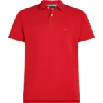 Polo 1985 Regular Fit Uomo Tommy Hilfiger color Rosso acceso art. MW0MW17770 XND