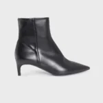 Stivaletto Paris Del Carlo in Nappa Nera Tacco 5 cm art. 11617 - immagine 3