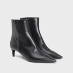 Stivaletto Paris Del Carlo in Nappa Nera Tacco 5 cm art. 11617