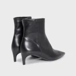 Stivaletto Paris Del Carlo in Nappa Nera Tacco 5 cm art. 11617 - immagine 2