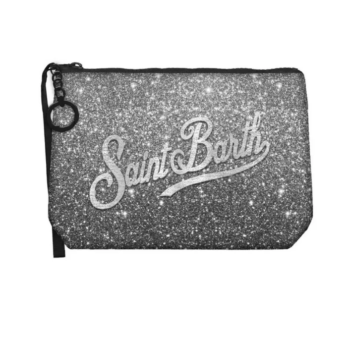Pochette Mini Mc2 Saint Barth Nera Lurex art. Aline Mini Lurex 00 EMB, foto 1 di 1
