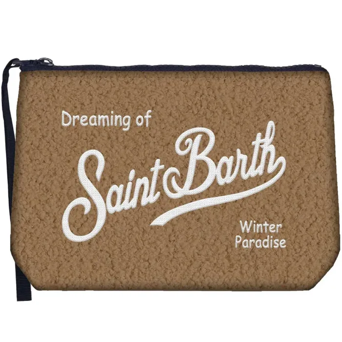 Pochette Mc2 Saint Barth in Teddy Beige art. Aline Teddy 11 EMB, foto 1 di 1
