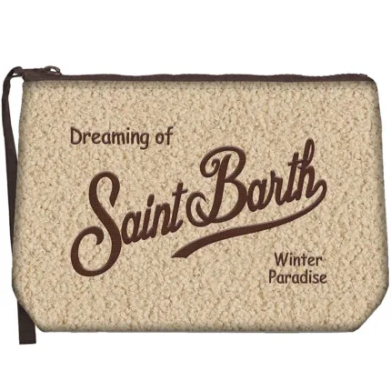 Pochette Mc2 Saint Barth in Teddy Avorio art. Aline Teddy 1118 EMB